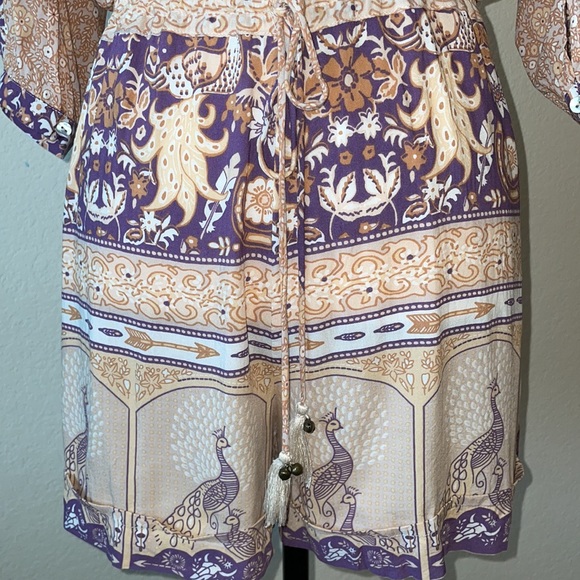 Spell & the Gypsy Xanadu Playsuit Romper Gold Dust - Picture 9 of 16